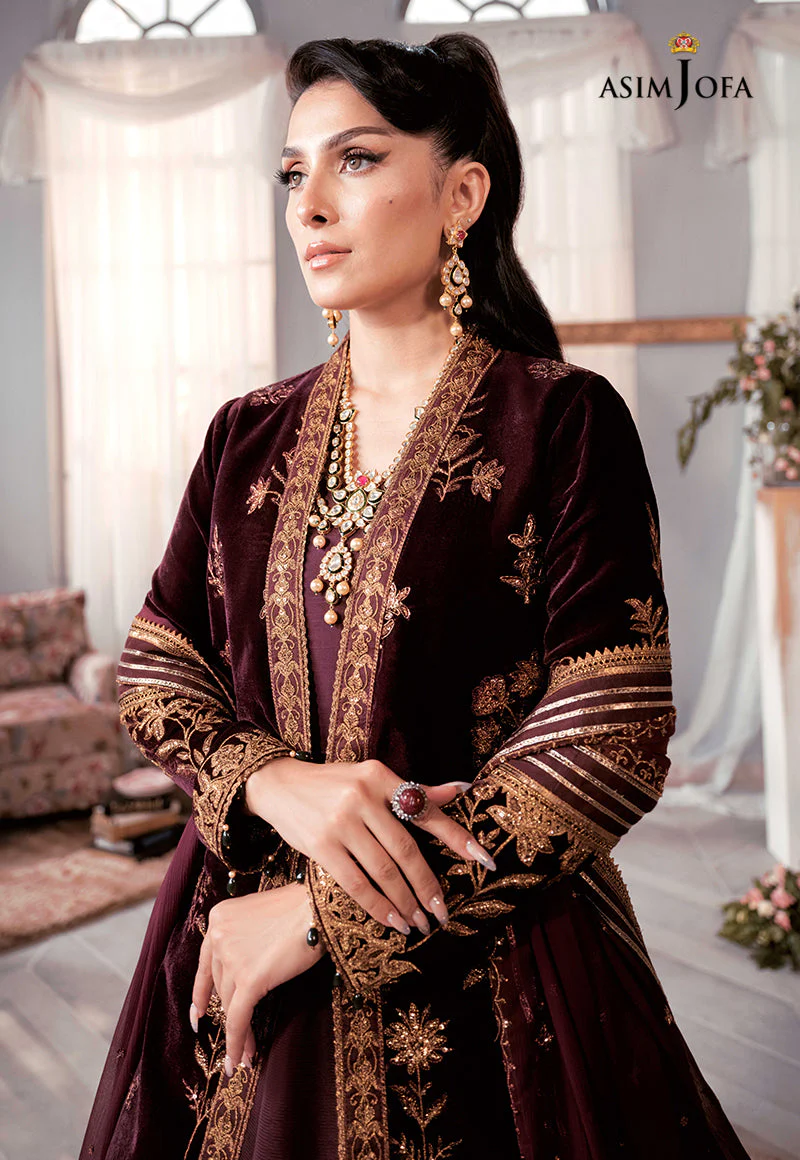 AJAM-01 EMBROIDERED VELVET 3 PCS - Image 13