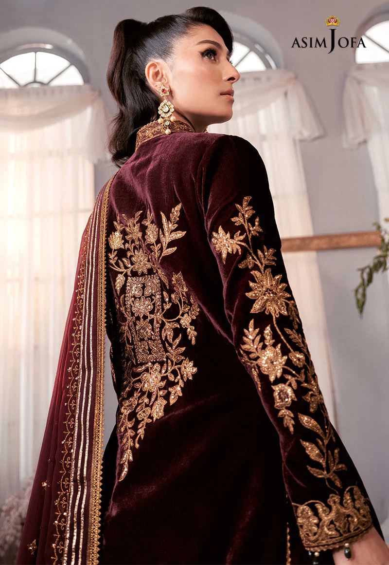 AJAM-01 EMBROIDERED VELVET 3 PCS - Image 14