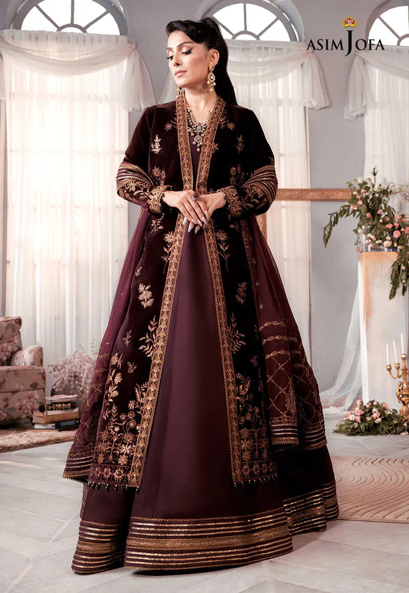 AJAM-01 EMBROIDERED VELVET 3 PCS - Image 3