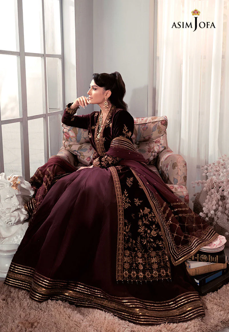 AJAM-01 EMBROIDERED VELVET 3 PCS - Image 8