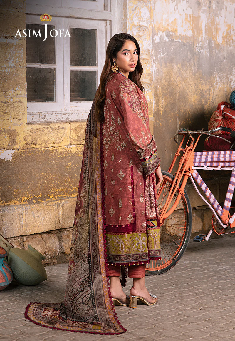 AJAR-17 EMBROIDERED LAWN 3 PCS - Image 2