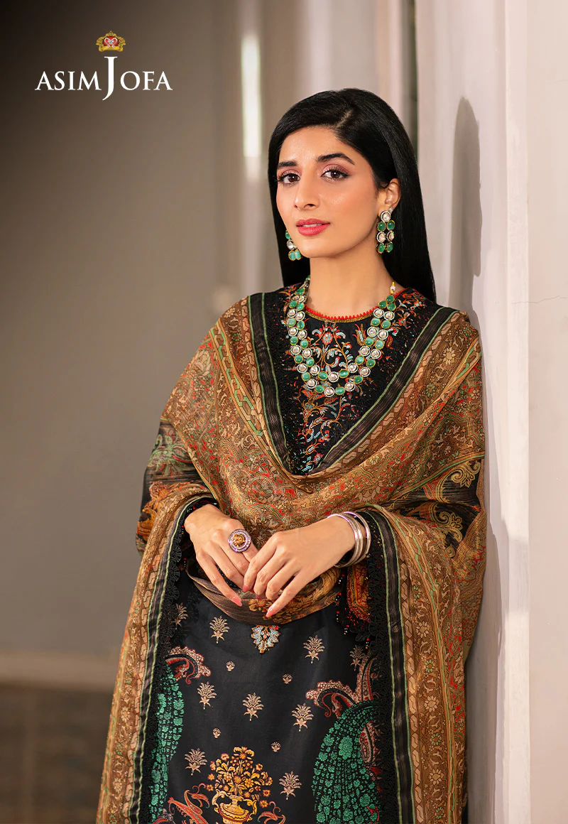 AJAR-18 EMBROIDERED LAWN 3 PCS - Image 4