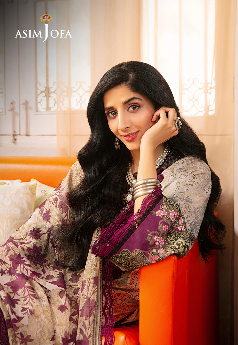 AJAR-21 EMBROIDERED LAWN 3 PCS - Image 4