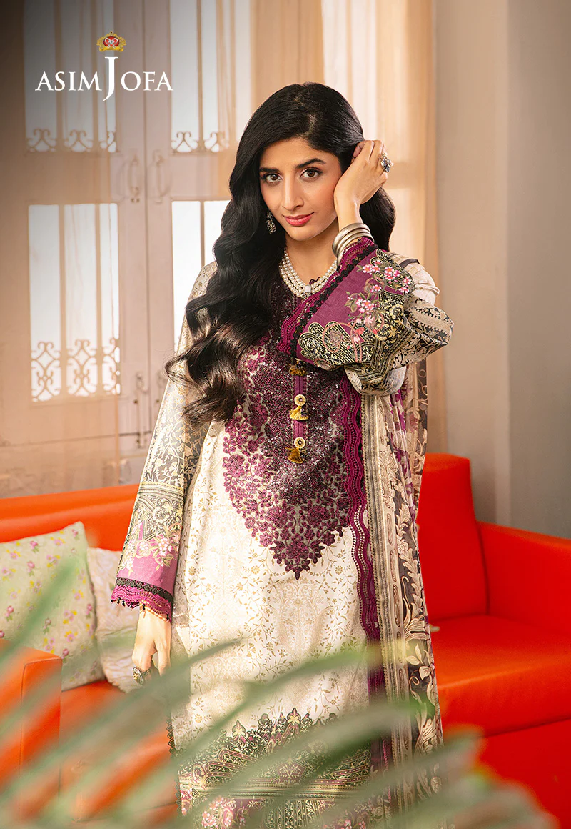 AJAR-21 EMBROIDERED LAWN 3 PCS - Image 8