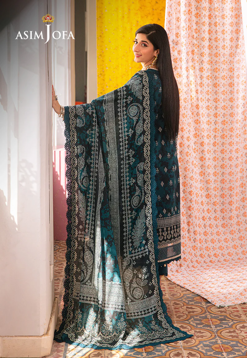 AJAR-25 EMBROIDERED LAWN 3 PCS - Image 2
