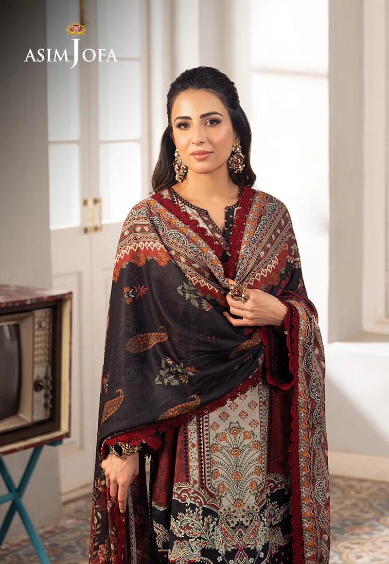 AJAR-26 PRINTED LAWN 3 PCS - Image 9