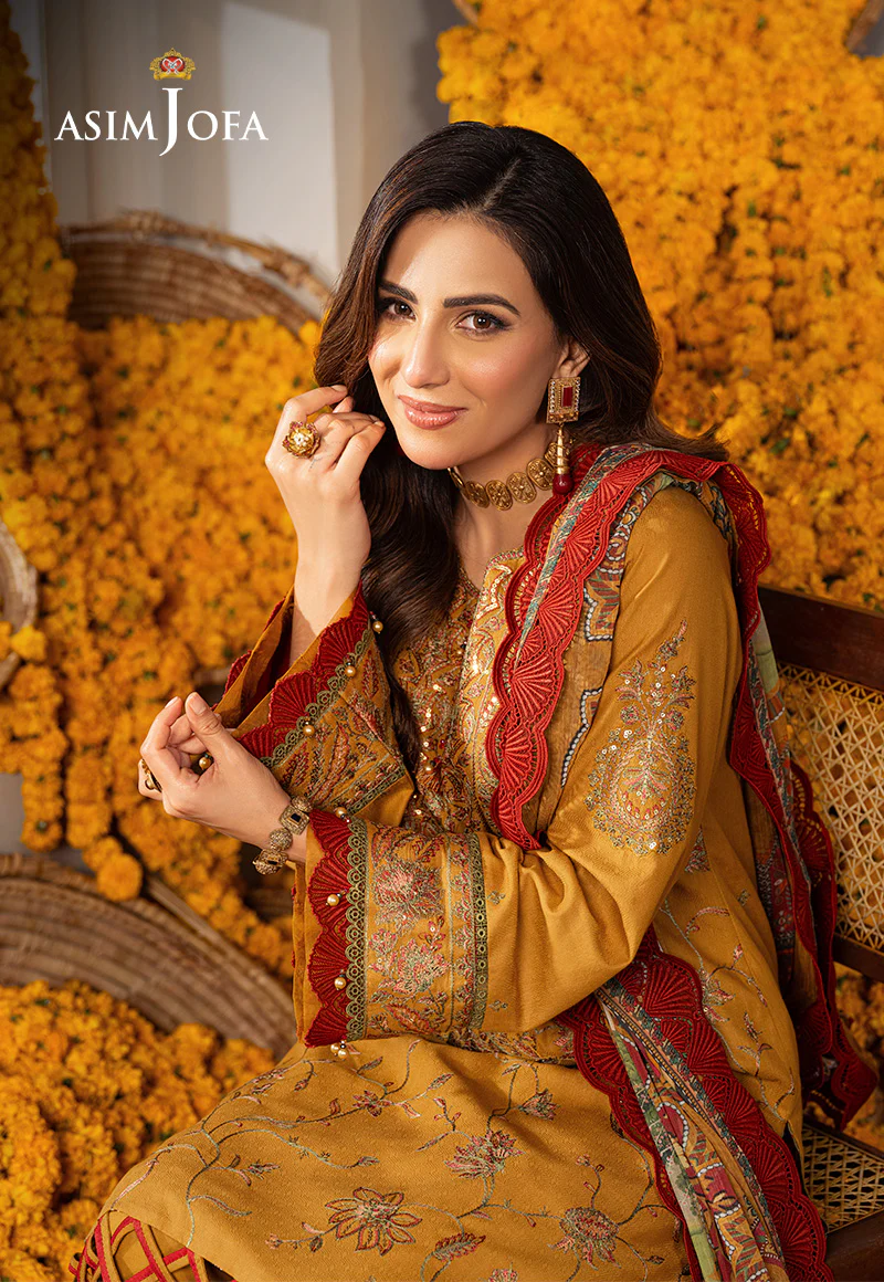 AJAR-28 EMBROIDERED JACQUARD 3 PCS - Image 3