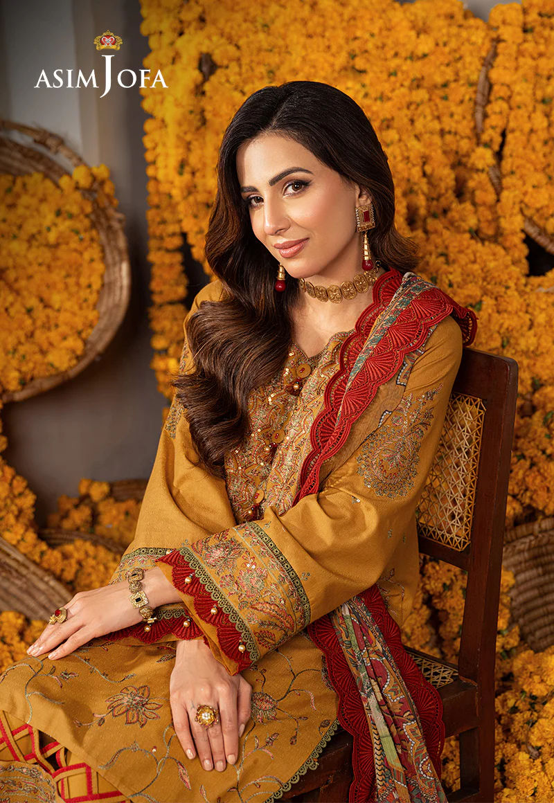 AJAR-28 EMBROIDERED JACQUARD 3 PCS - Image 4