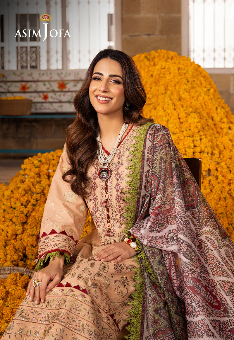 AJAR-31 EMBROIDERED JACQUARD 3 PCS - Image 6