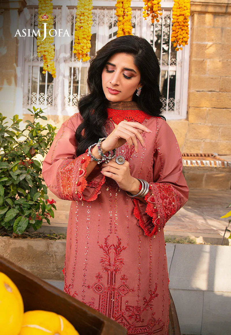 AJAR-35 EMBROIDERED LAWN 3 PCS - Image 4
