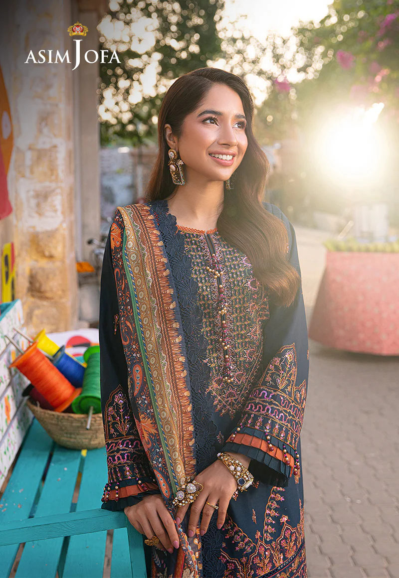 AJAR-36 EMBROIDERED LAWN 3 PCS - Image 10