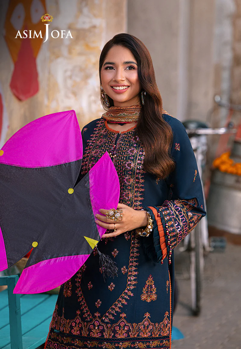 AJAR-36 EMBROIDERED LAWN 3 PCS - Image 4