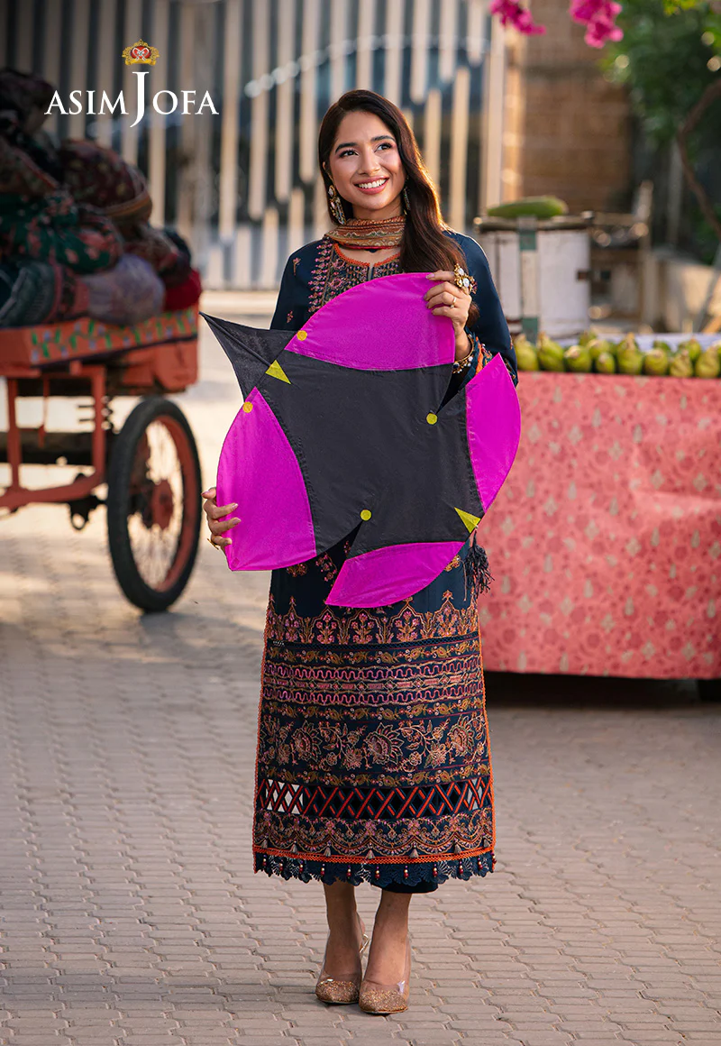 AJAR-36 EMBROIDERED LAWN 3 PCS - Image 5