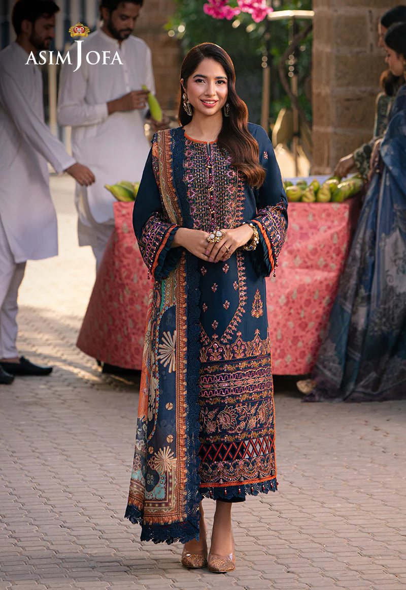 AJAR-36 EMBROIDERED LAWN 3 PCS - Image 6
