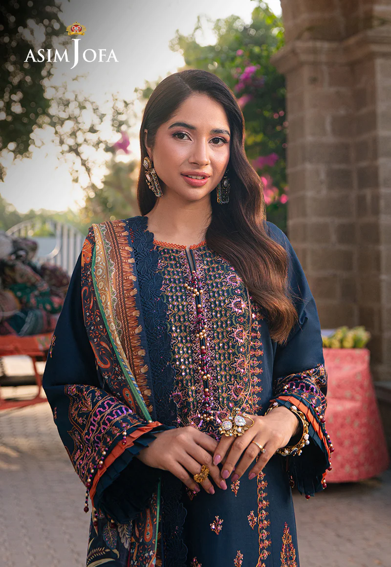AJAR-36 EMBROIDERED LAWN 3 PCS - Image 8