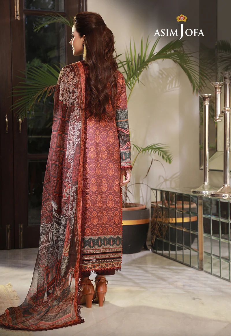 AJAS-03 EMBROIDERED CAMBRIC  (3-Pcs) - Image 2