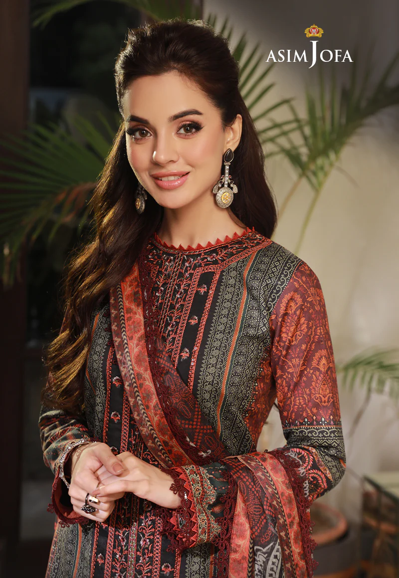 AJAS-03 EMBROIDERED CAMBRIC  (3-Pcs) - Image 8