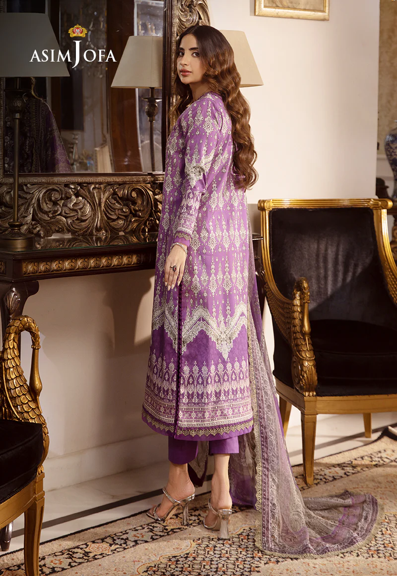 AJAS-06 EMBROIDERED CAMBRIC (3-Pcs) - Image 3