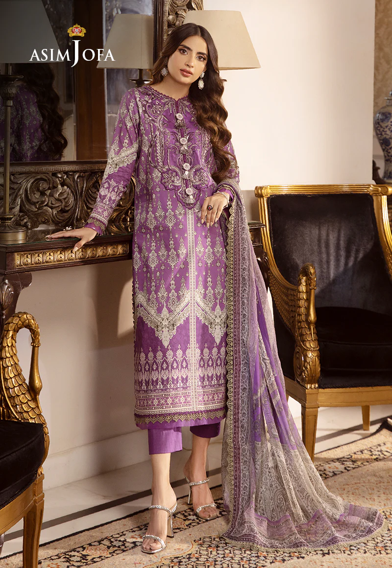 AJAS-06 EMBROIDERED CAMBRIC (3-Pcs) - Image 5