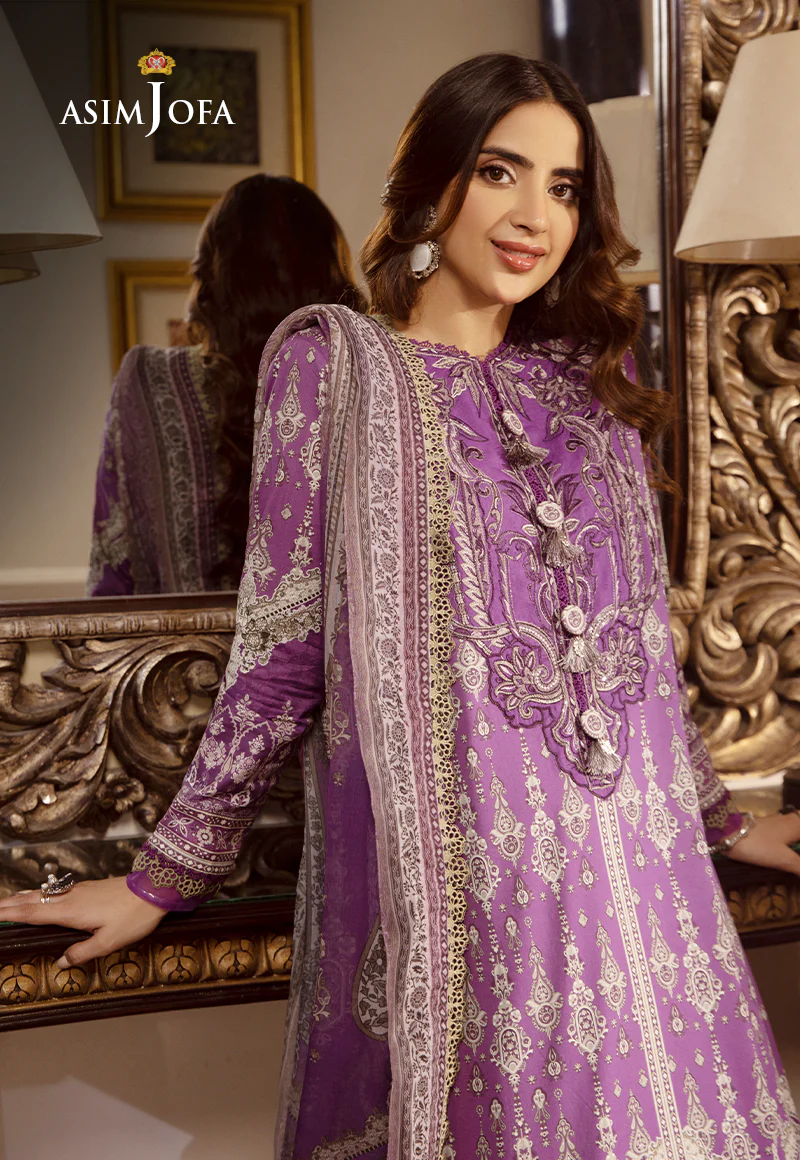 AJAS-06 EMBROIDERED CAMBRIC (3-Pcs) - Image 8