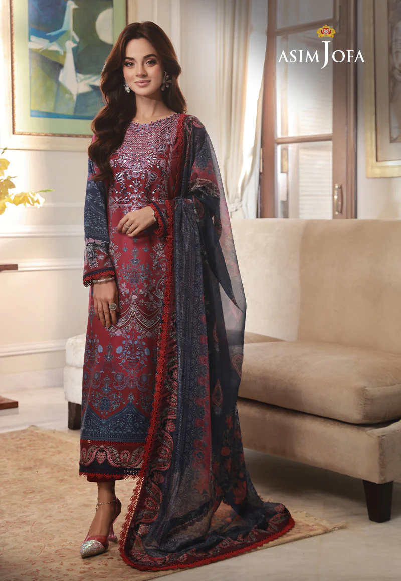 AJAS-07 EMBROIDERED CAMBRIC (3-Pcs) - Image 3
