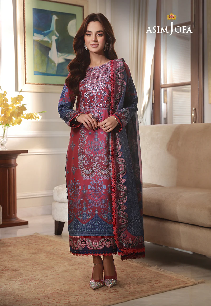 AJAS-07 EMBROIDERED CAMBRIC (3-Pcs) - Image 4