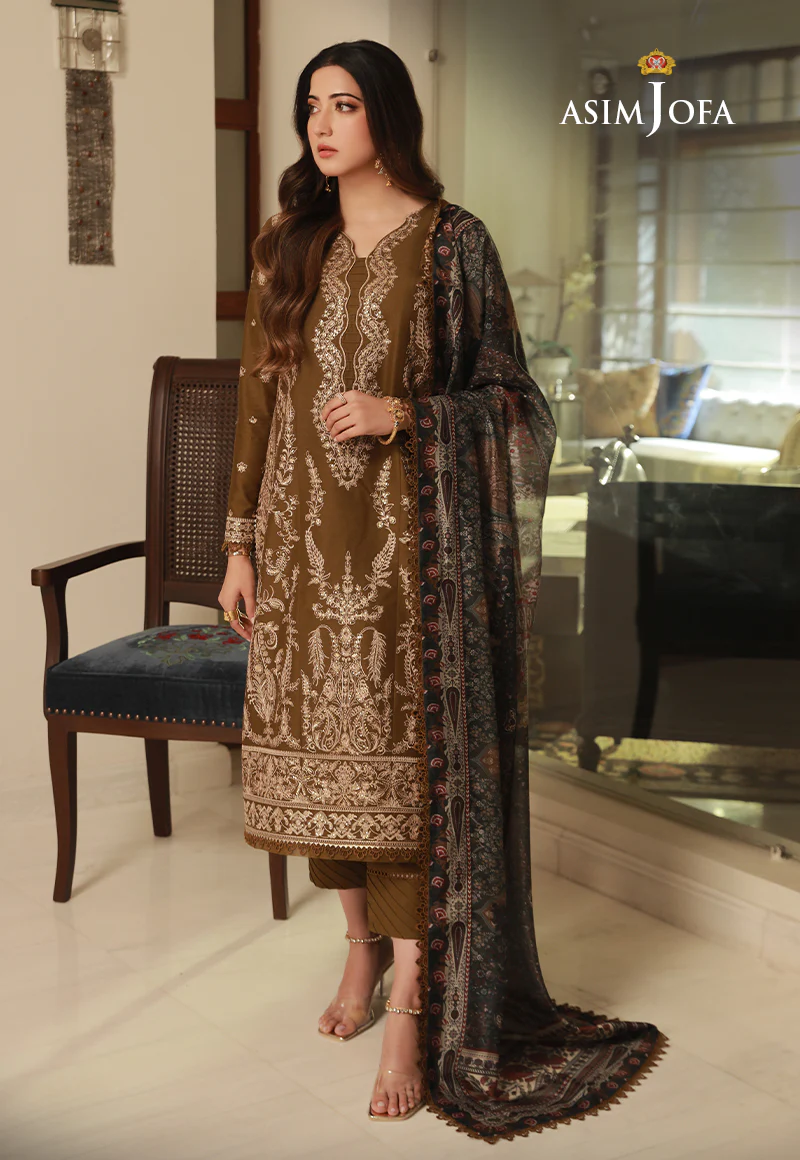 AJAS-22 CAMBRIC EMBROIDERED  (3-Pcs) - Image 3
