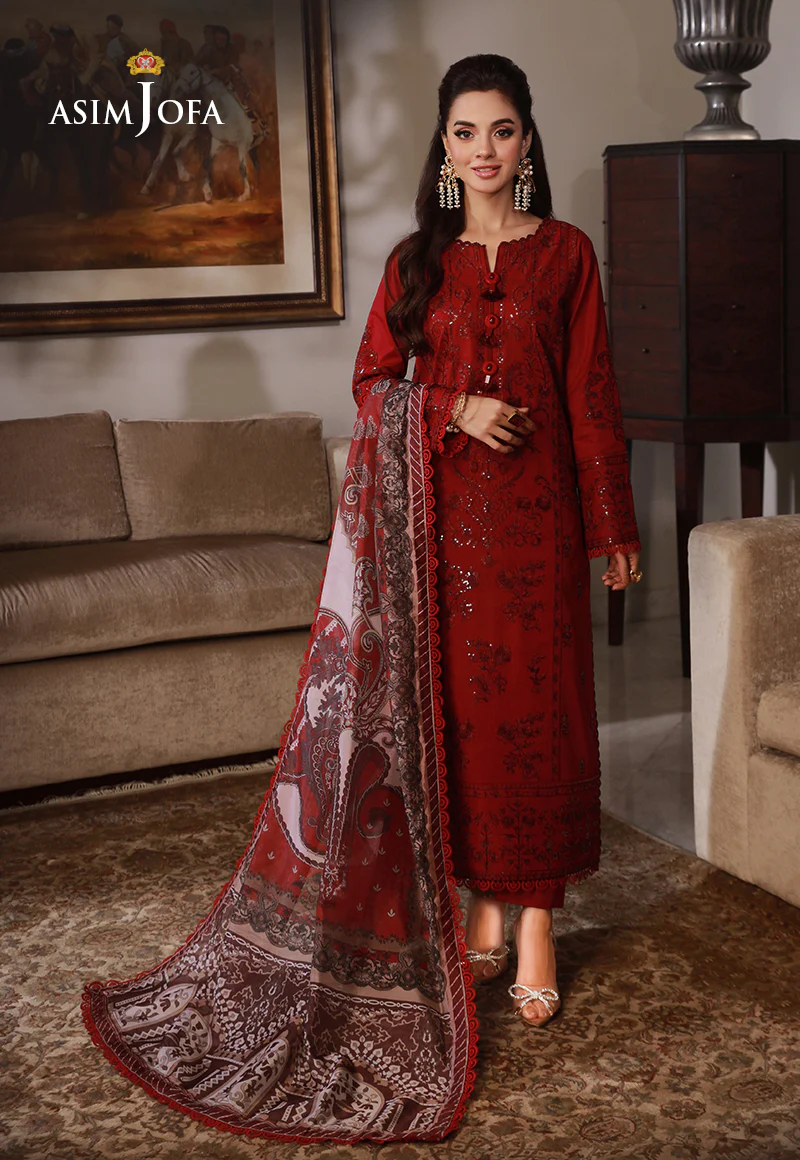 AJAS-25 EMBROIDERED CAMBRIC (3-Pcs) - Image 6