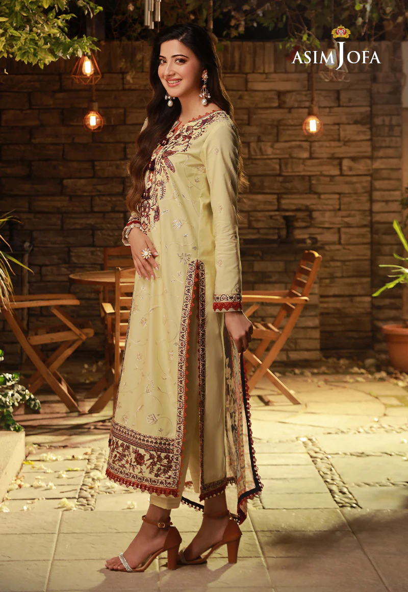 AJAS-27 EMBROIDERED CAMBRIC (3-Pcs) - Image 3