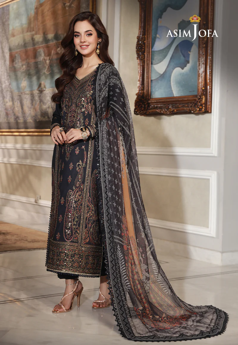 AJAS-28 EMBROIDERED CAMBRIC (3-Pcs) - Image 3