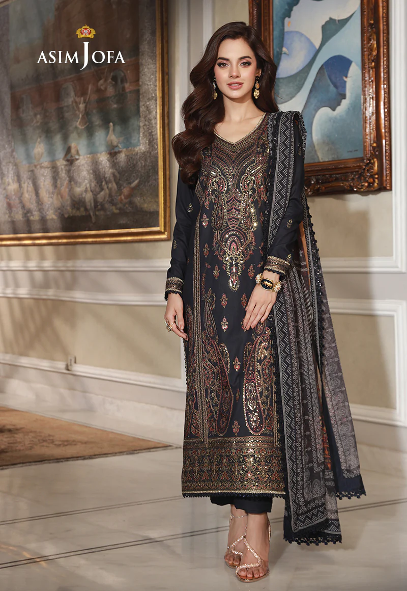 AJAS-28 EMBROIDERED CAMBRIC (3-Pcs) - Image 6