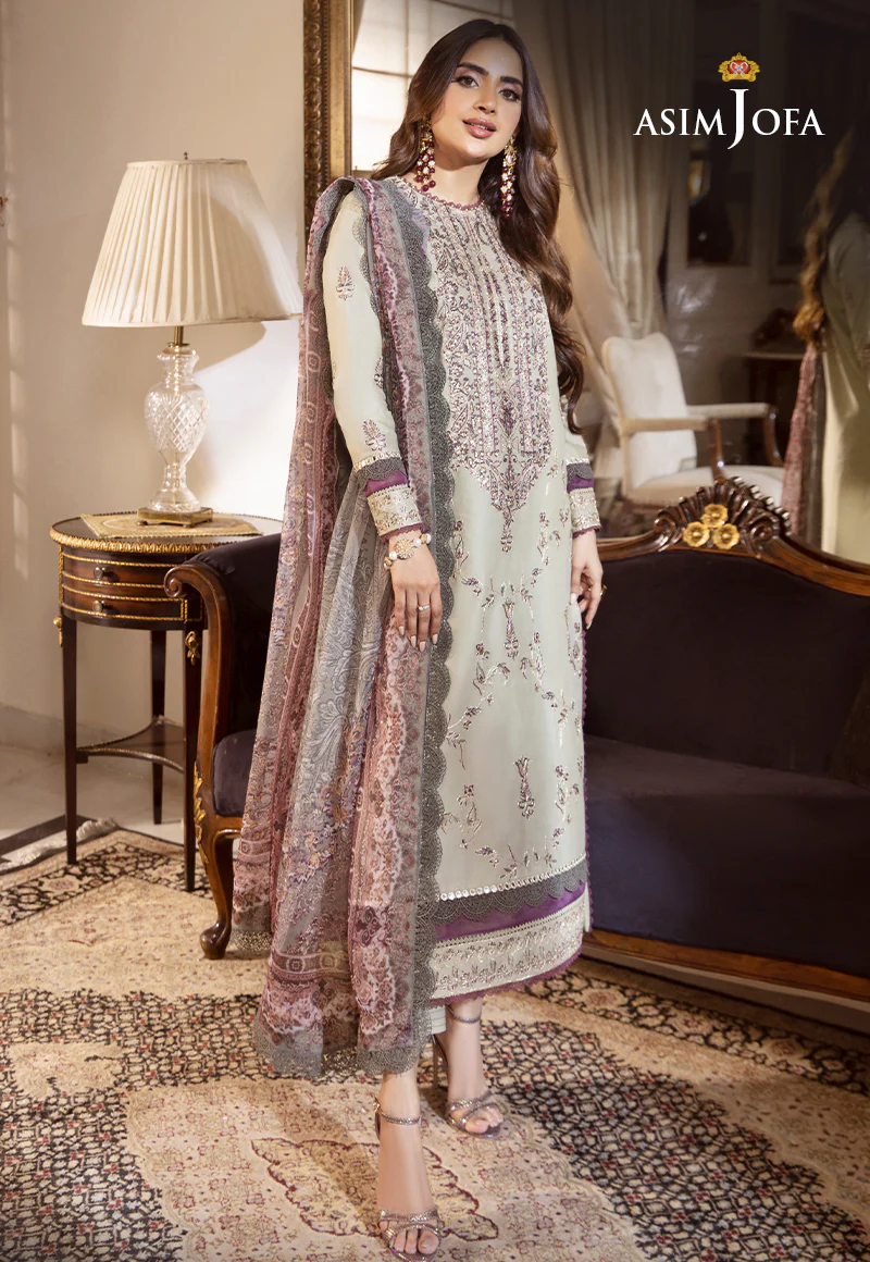 AJAS-30 EMBROIDERED CAMBRIC (3-Pcs) - Image 3
