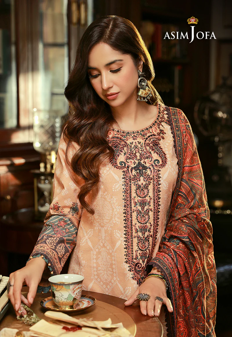 AJAW-03 EMBROIDERED KARANDI 3 PCS - Image 4