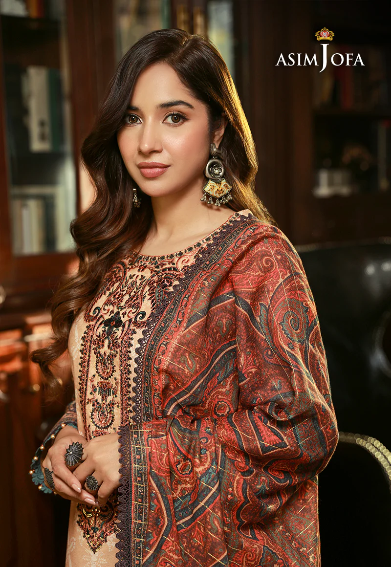 AJAW-03 EMBROIDERED KARANDI 3 PCS - Image 5