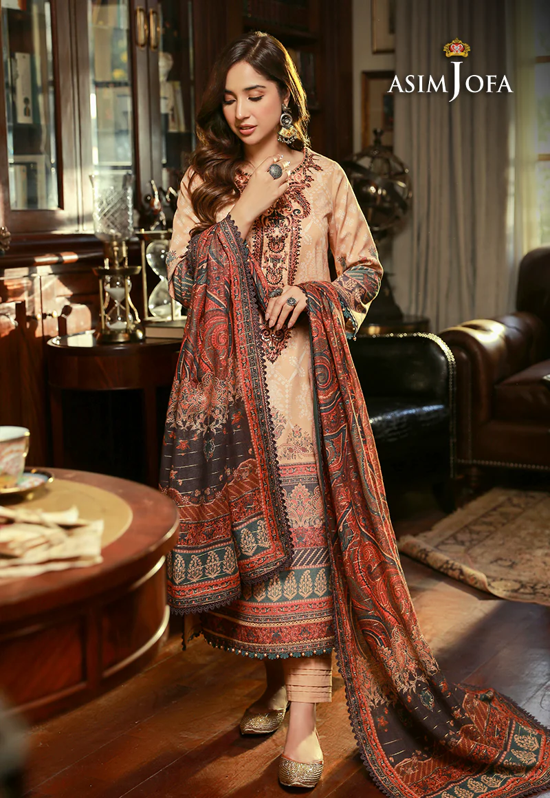 AJAW-03 EMBROIDERED KARANDI 3 PCS - Image 7