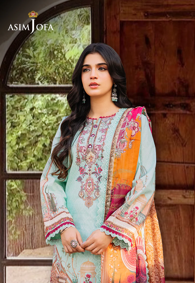 AJBB-07 PRINTED LAWN 3 PCS - Image 3