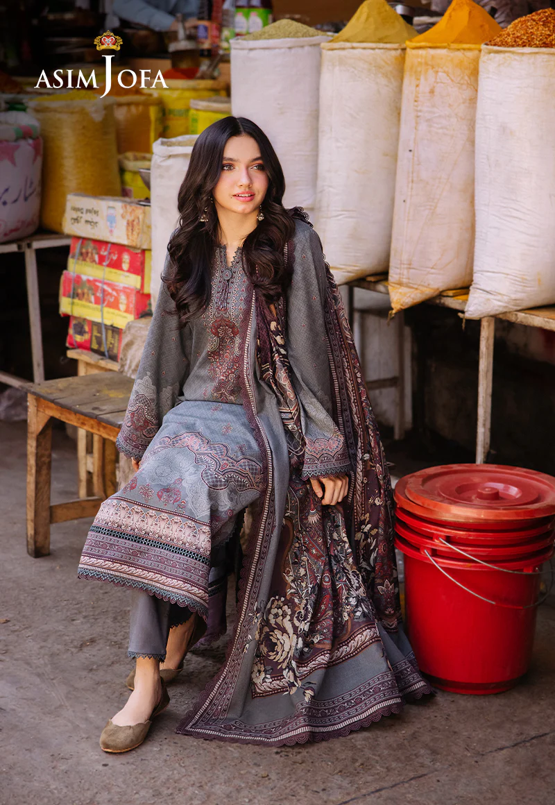 AJBB-11 PRINTED LAWN 3 PCS - Image 5