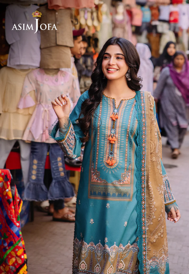 AJBB-15 PRINTED LAWN 3 PCS - Image 5