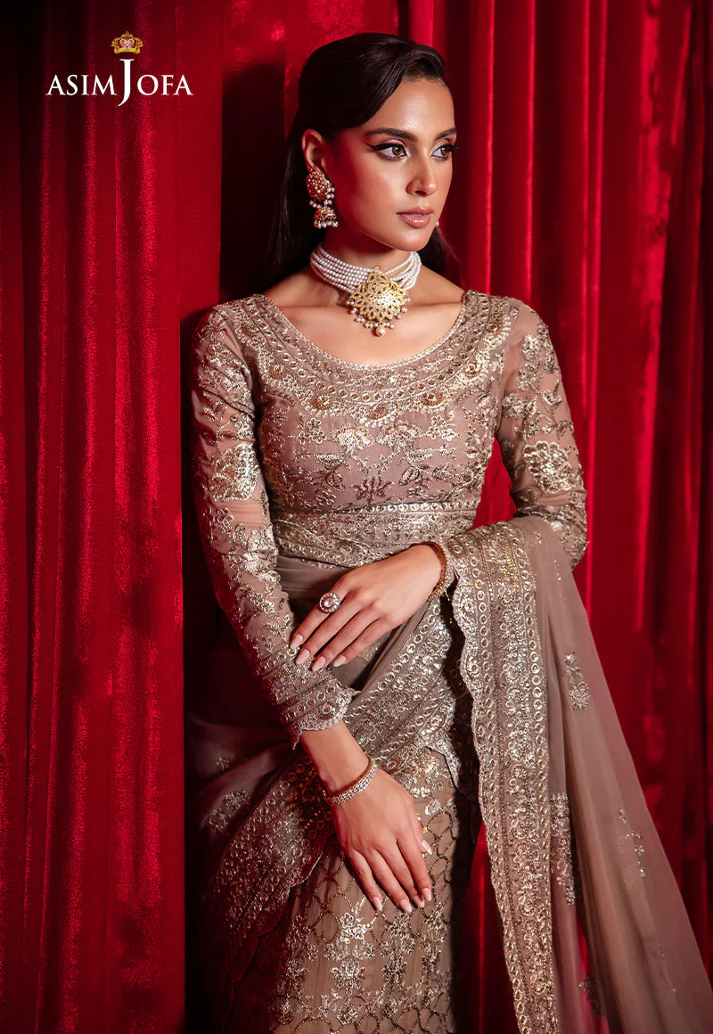 AJBK-10 DESIGNERS EMBROIDERED STITCHED 3 PCS - Image 8