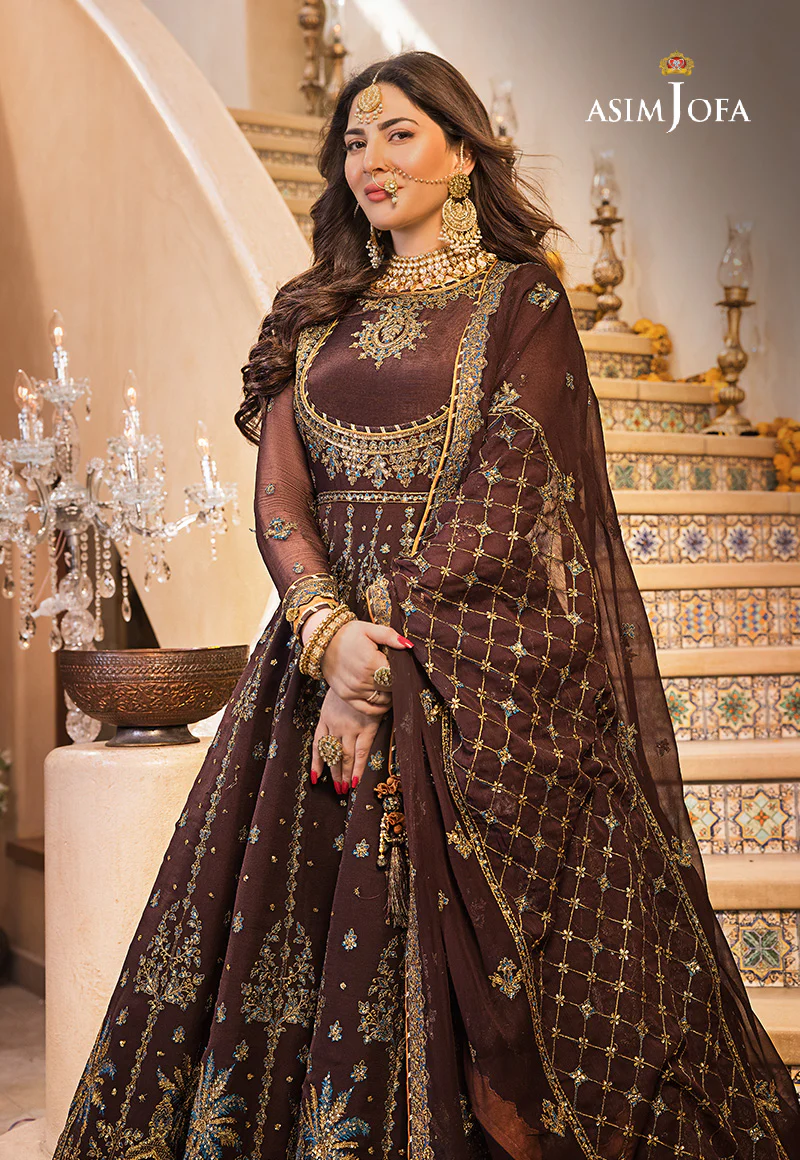 AJBN-09 EMBROIDERED CHIFFON 3 PCS - Image 4
