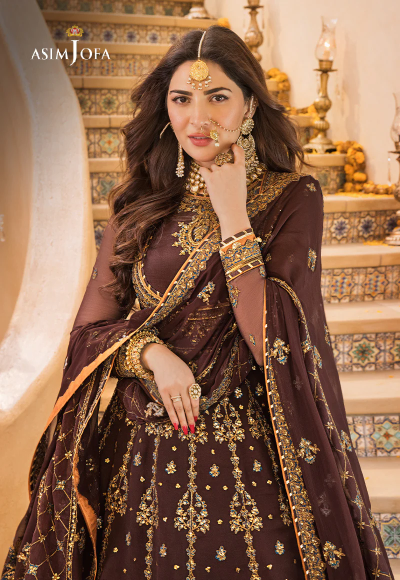 AJBN-09 EMBROIDERED CHIFFON 3 PCS - Image 6