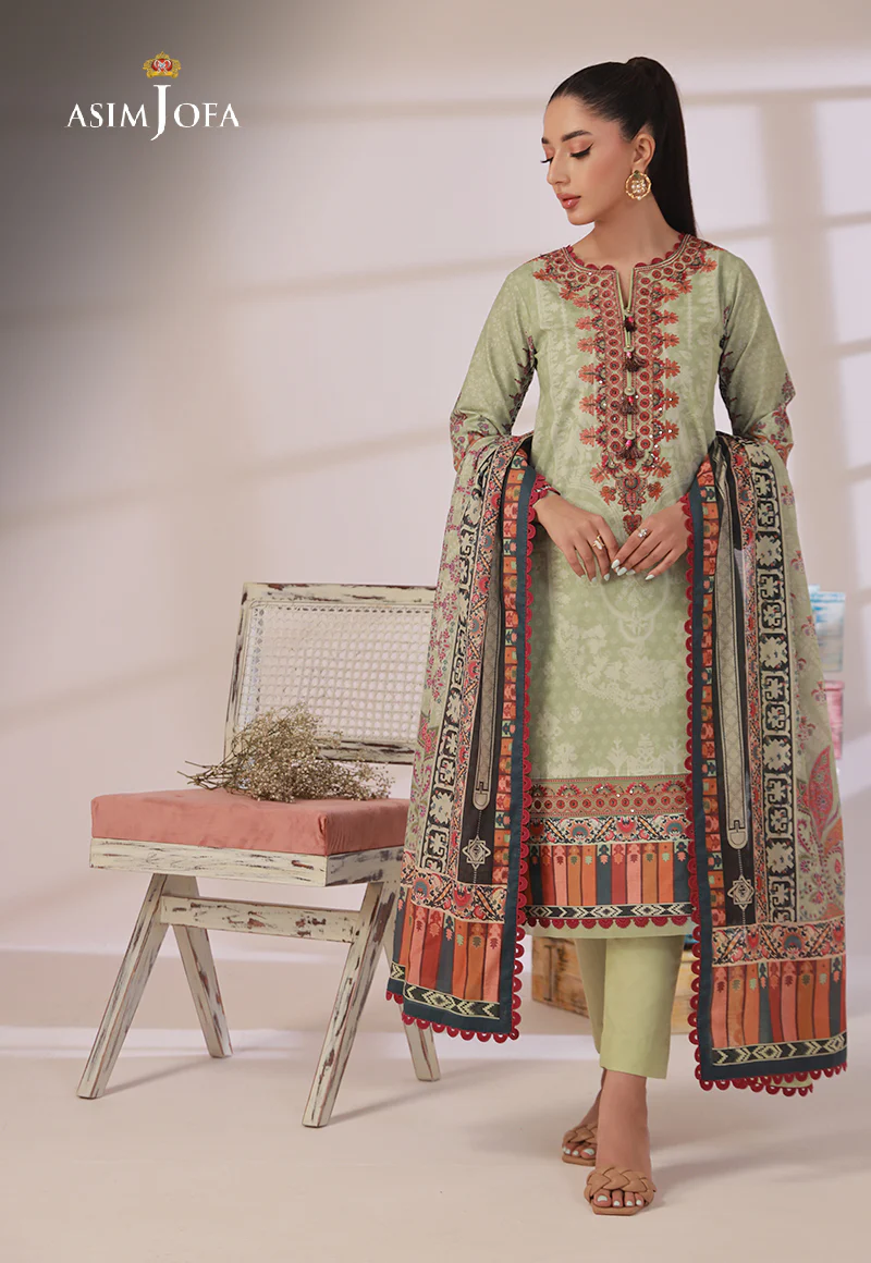 AJBP-01 EMBROIDERED CAMBRIC 3 PCS - Image 2