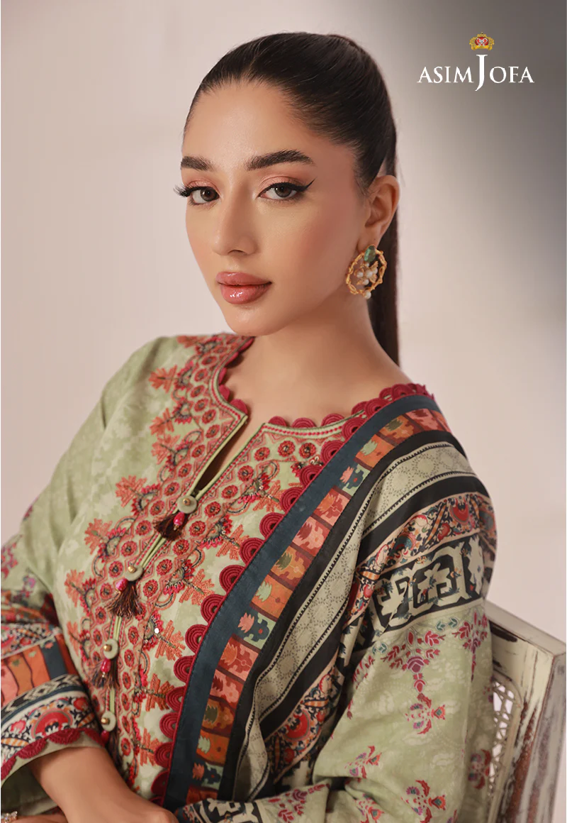 AJBP-01 EMBROIDERED CAMBRIC 3 PCS - Image 3