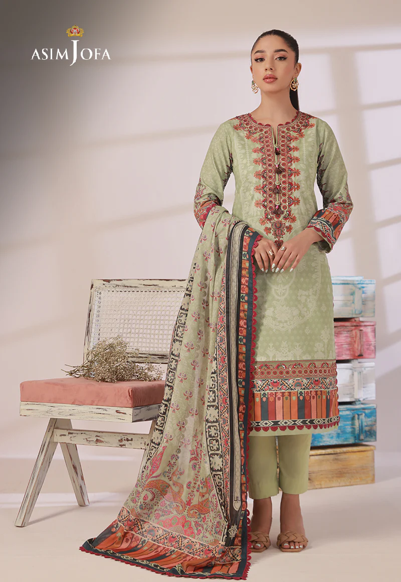 AJBP-01 EMBROIDERED CAMBRIC 3 PCS - Image 5