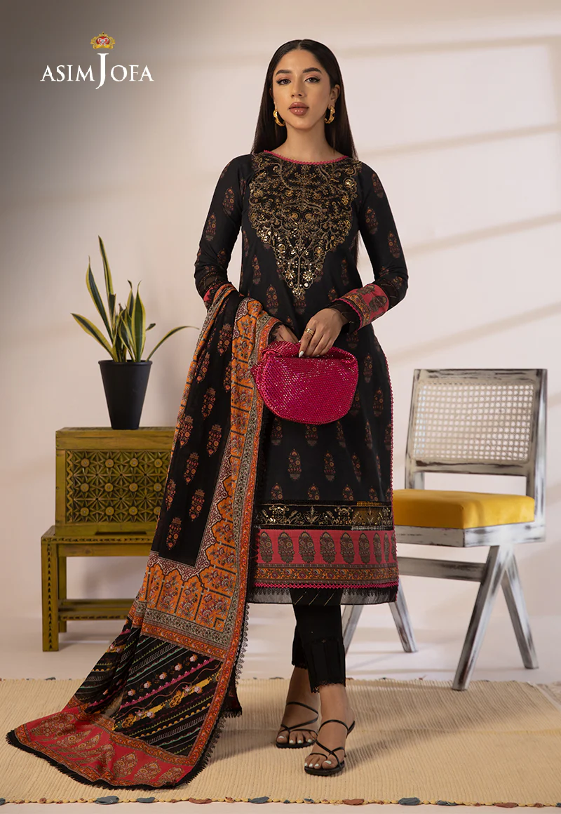 AJBP-09 EMBROIDERED CAMBRIC 3 PCS - Image 4