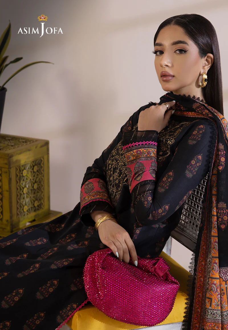 AJBP-09 EMBROIDERED CAMBRIC 3 PCS - Image 5