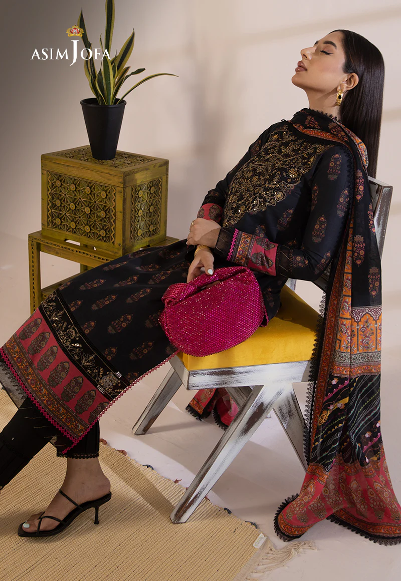 AJBP-09 EMBROIDERED CAMBRIC 3 PCS - Image 6