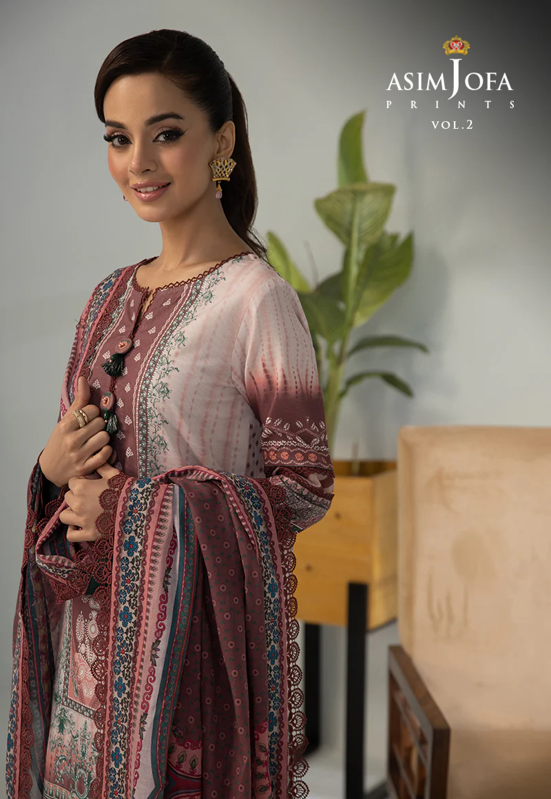 AJBP-33  PRINTED LAWN 3 PCS - Image 3