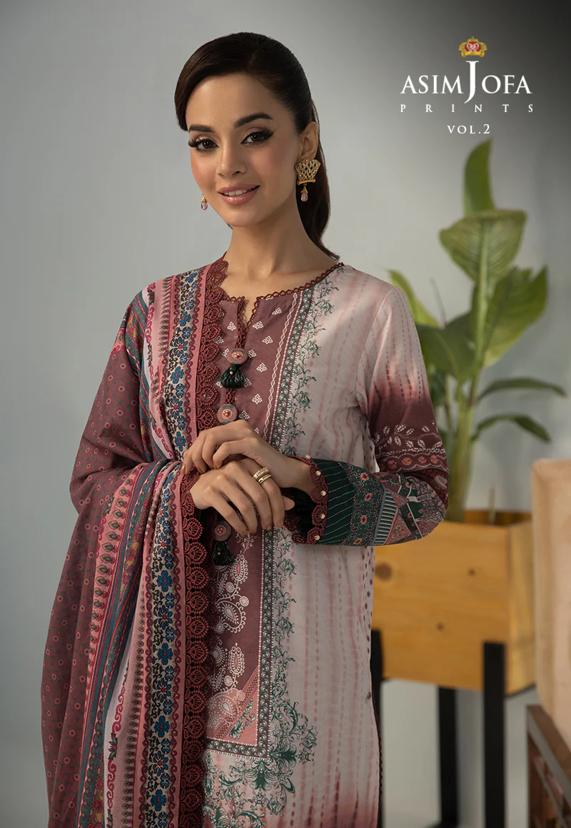 AJBP-33  PRINTED LAWN 3 PCS - Image 4