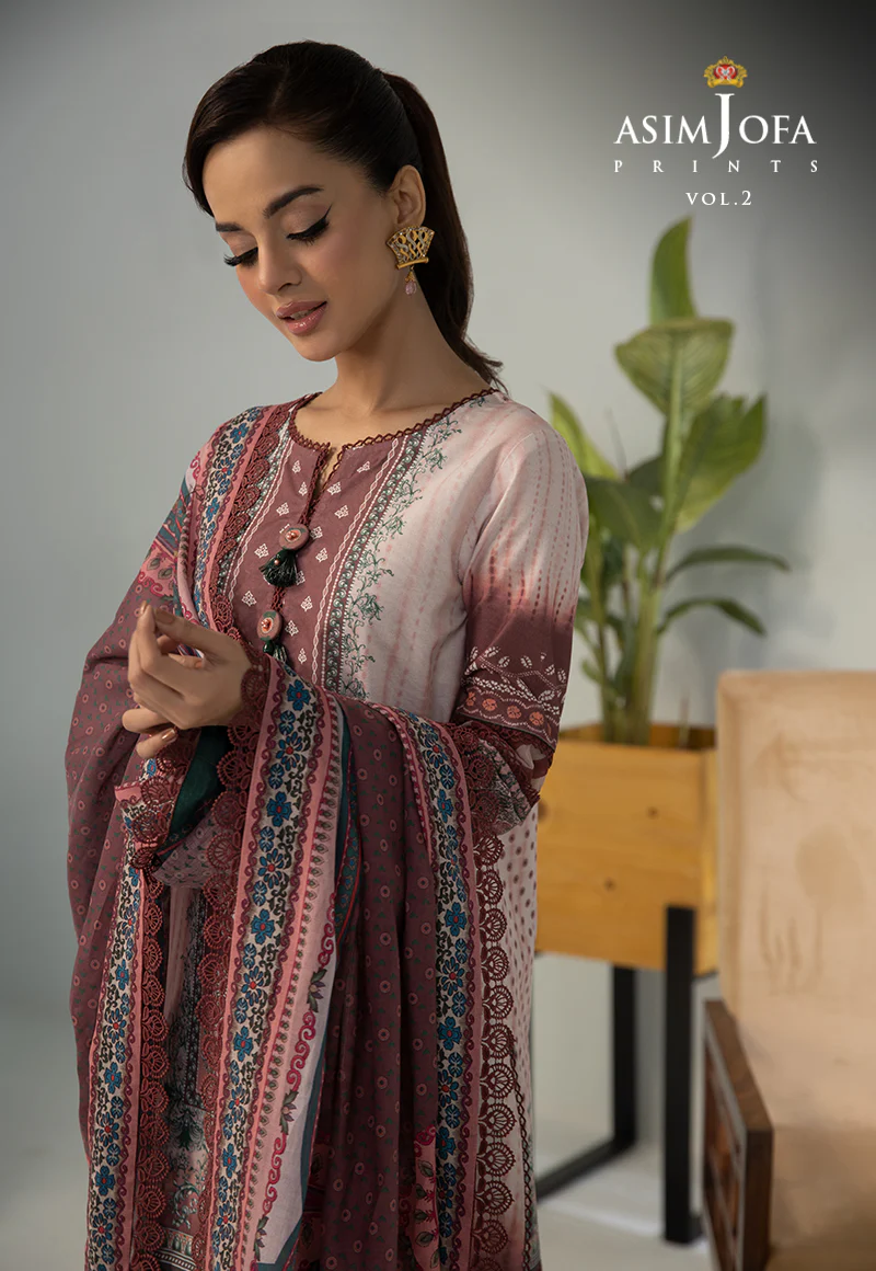 AJBP-33  PRINTED LAWN 3 PCS - Image 5